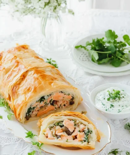 Mary Berry Salmon And Herb Coulibiac