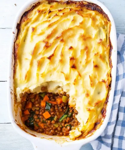 Mary Berry Vegetarian Lentil Cottage Pie