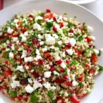 Quinoa Salad With Feta, Pomegranate, And Fresh Herbs