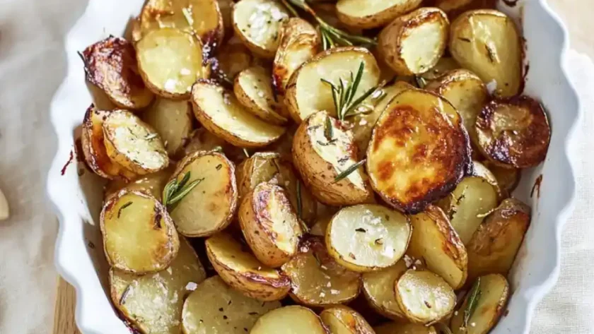 Roast New Potatoes With Garlic And Rosemary