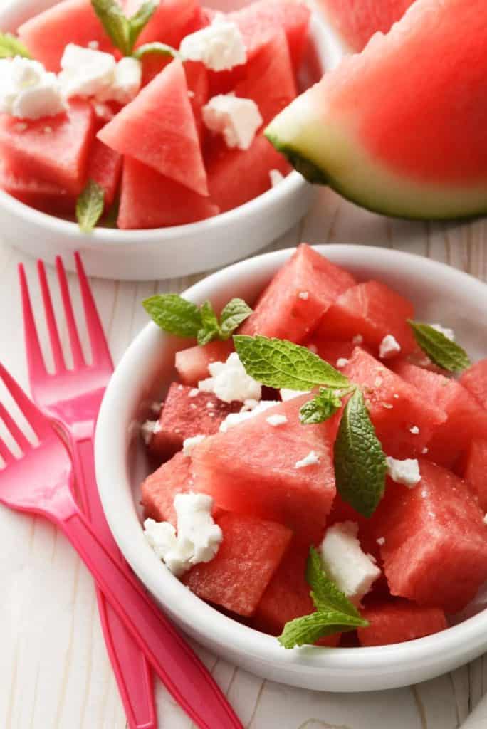 watermelon and feta salad