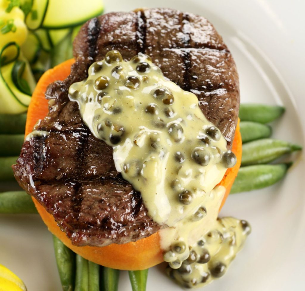 green peppercorn sauce