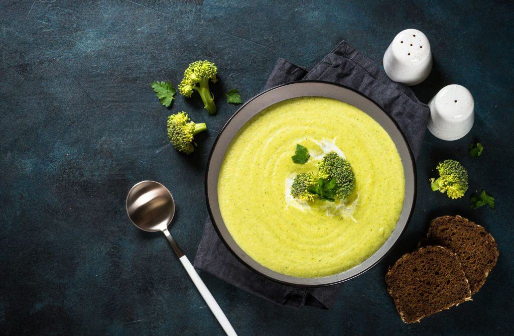 stilton broccoli soup
