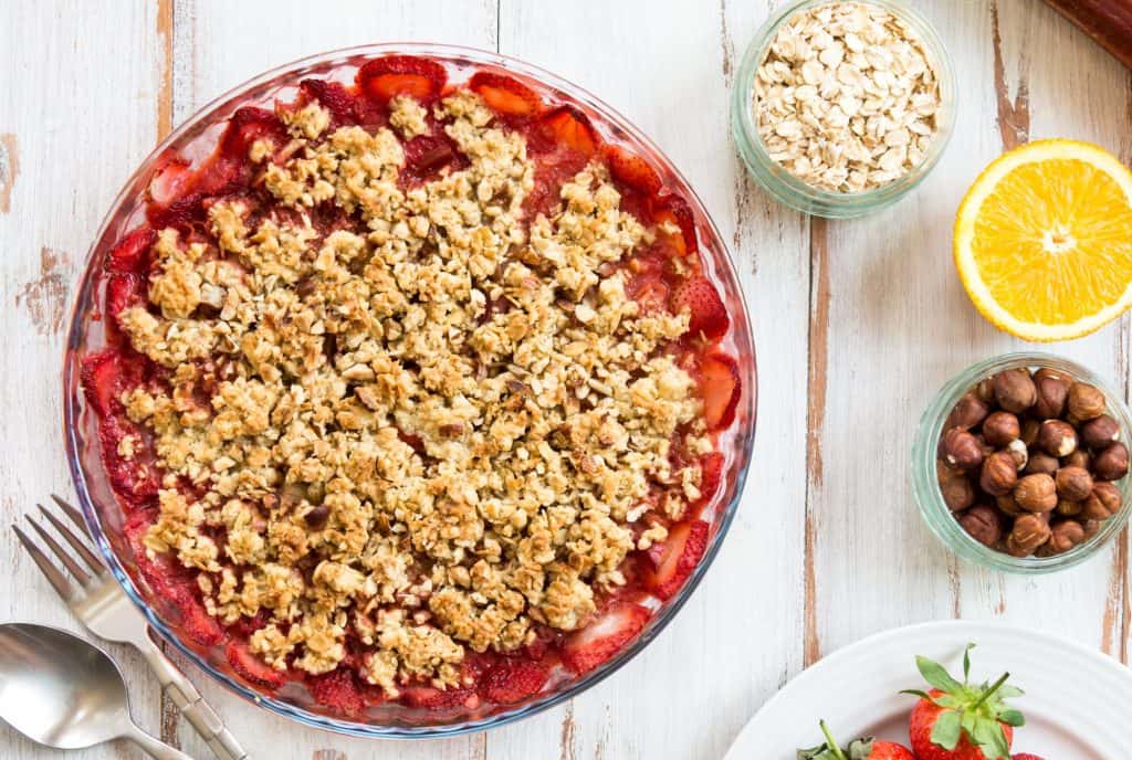 Rhubarb Crumble