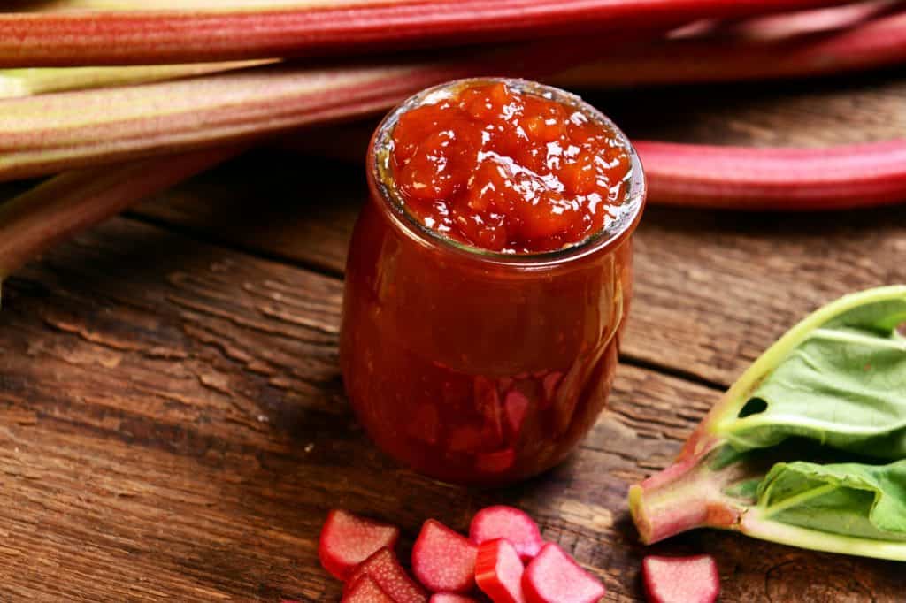 Rhubarb and Ginger Jam