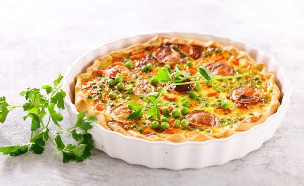 vegetable quiche