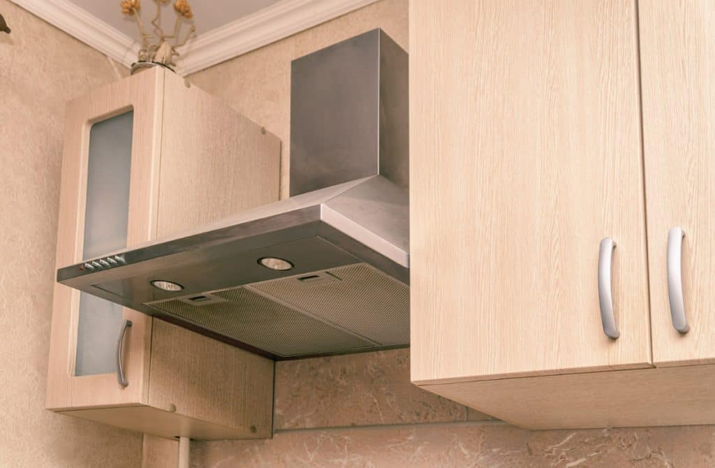 extractor fan in the kitchen 