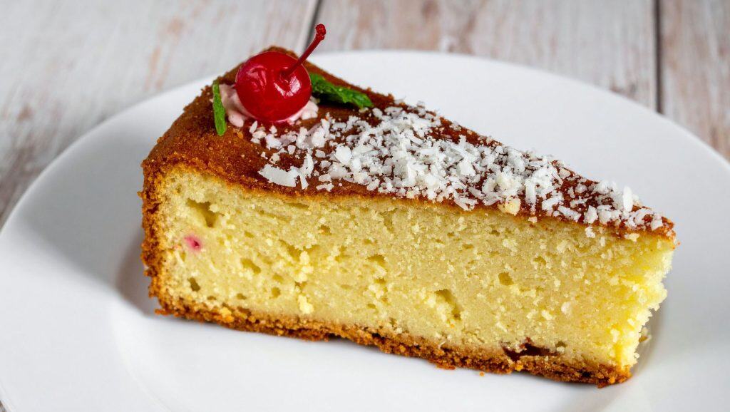 Cherry and Coconut Cake
