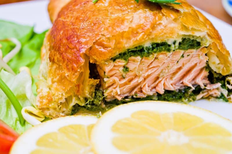 Mary Berry Salmon in Filo Pastry – Light, Crisp, and Dinner-Party Ready