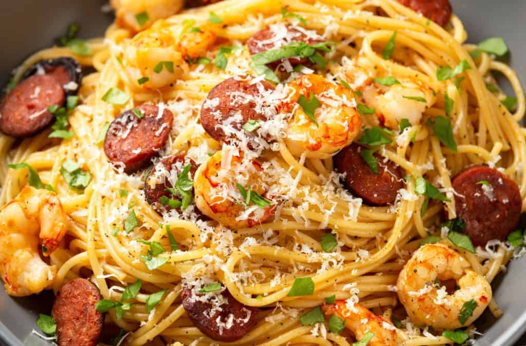 Prawn and Chorizo Pasta