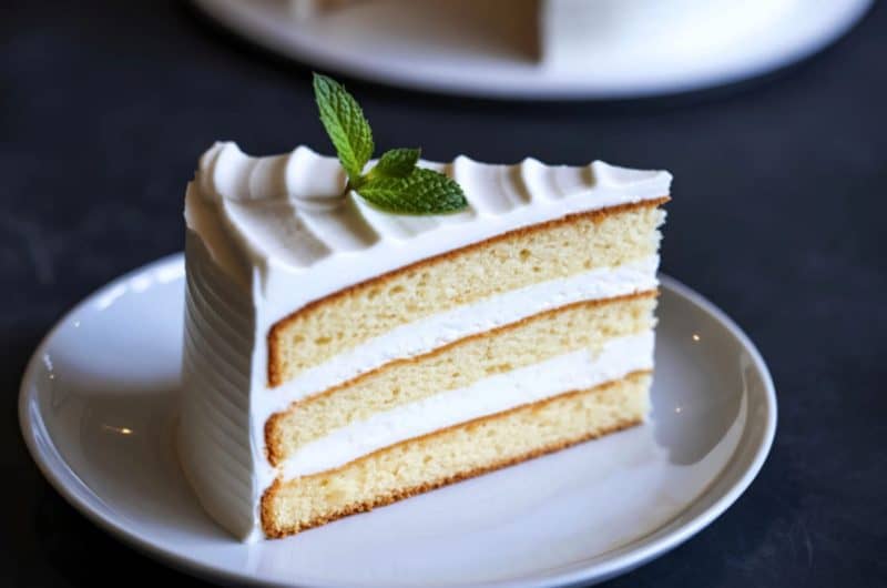 Mary Berry Vegan White Layer Cake Recipe