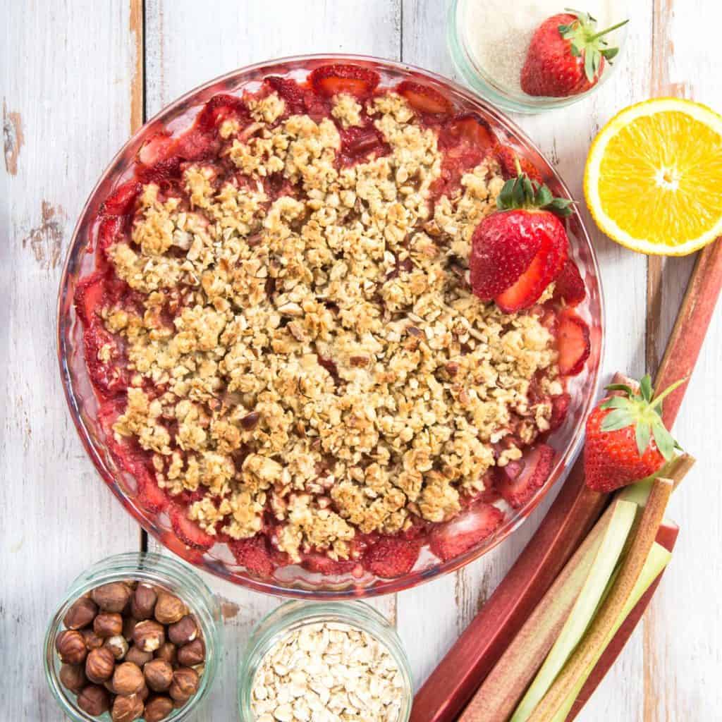Gluten-Free Rhubarb Crisp