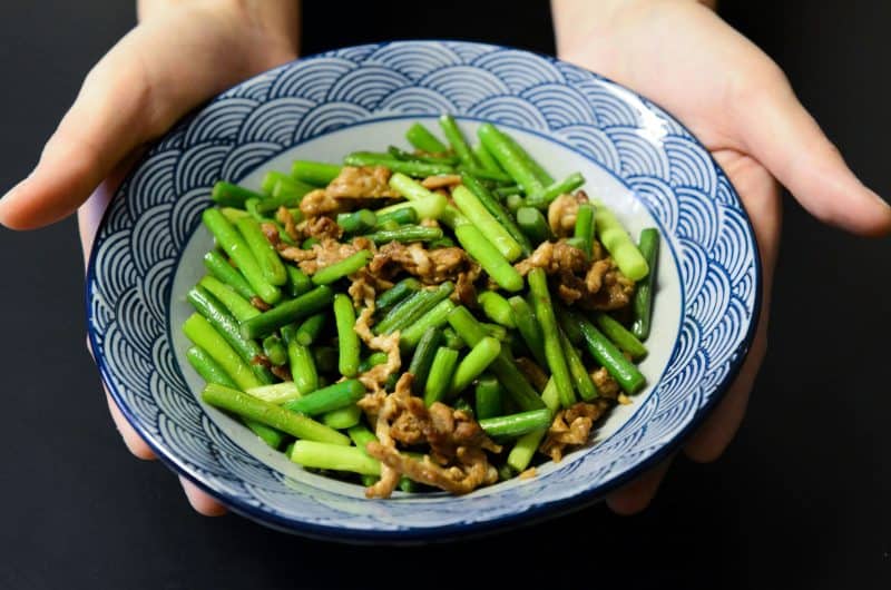 Stir Fried Garlic Scapes (Quick & Easy Asian-Style Recipe)
